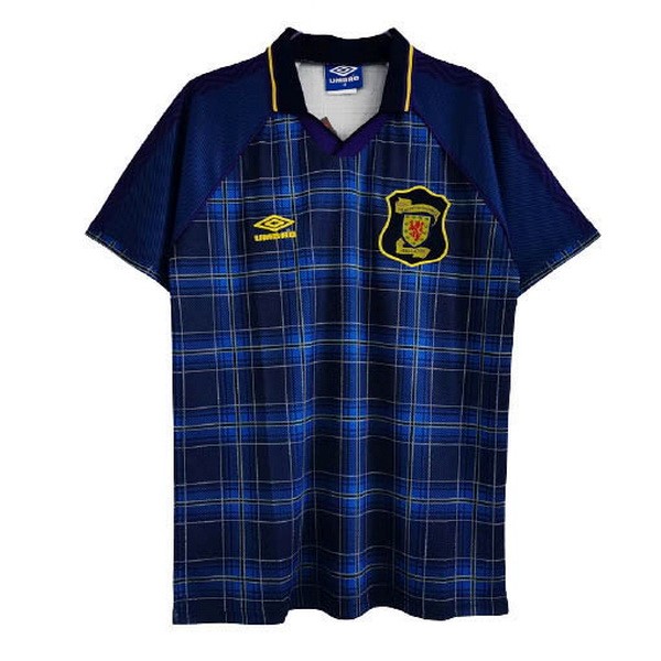 Thailand Trikot Schottland Heim Retro 1994 1996 Blau Fussballtrikots Günstig